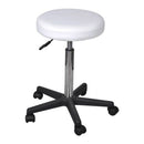 Office Stools 2 Pcs White 98 Cm Faux Leather