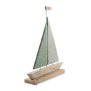 Sail Boat Ornament Mango Wood And Iron 385X80X565Mm