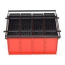 Paper Log Briquette Maker Steel 38X31X18 Cm Black And Red