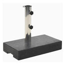 Parasol Base Granite 25 Kg Rectangular Black