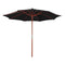 Parasol With Wooden Pole 300X258 Cm