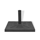 Parasol Base Resin Square Black 12 Kg