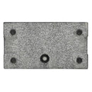 Parasol Base Granite 25 Kg Rectangular Black