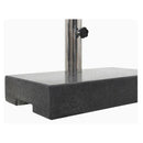 Parasol Base Granite 25 Kg Rectangular Black