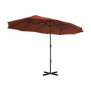 Outdoor Parasol With Aluminium Pole 460X270 Cm