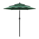 3 Tier Parasol With Aluminium Pole Green 2 M