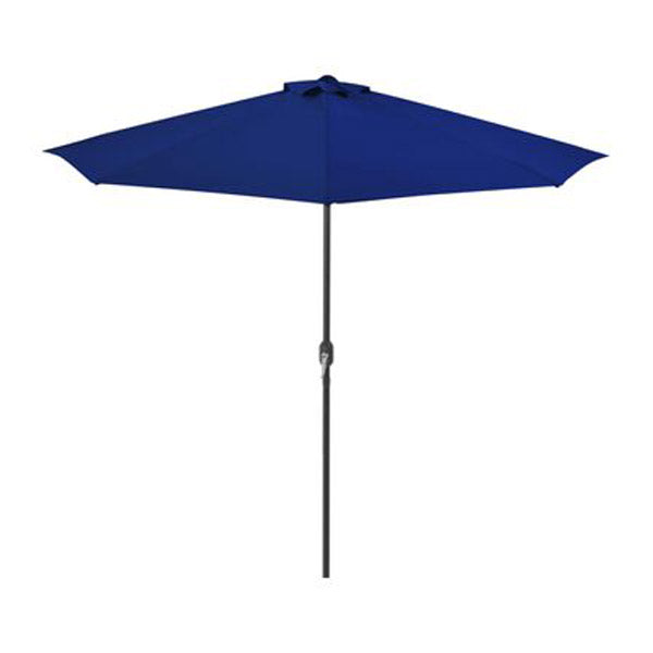Balcony Parasol With Aluminium Pole Blue 300X150X253 Cm Half