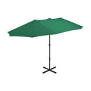 Outdoor Parasol With Aluminium Pole 460X270 Cm