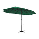 Outdoor Parasol With Aluminium Pole 460X270 Cm