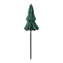 3 Tier Parasol With Aluminium Pole Green 2 M