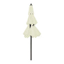 3 Tier Parasol With Aluminium Pole Sand 250 Cm