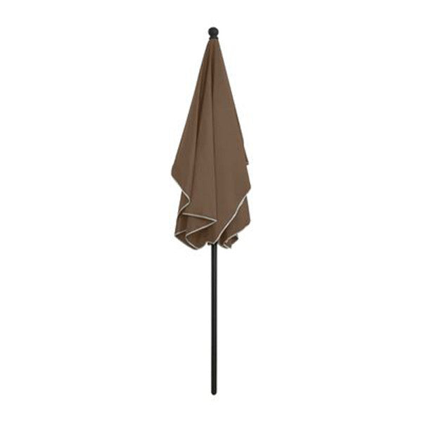 Garden Parasol With Pole 210X140 Cm Taupe