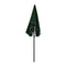 Garden Parasol With Pole 200X130 Cm Green