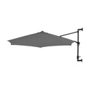 Wall Mounted Parasol With Metal Pole 300 Cm