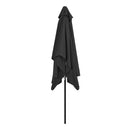 Outdoor Parasol With Metal Pole 300X200 Cm Anthracite