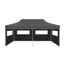 Folding Pop Up Partytent With Sidewalls 3X6 M Anthracite