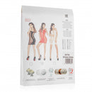 Dress Translucent With Open Sides Red