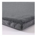 Pet Bed Foldable Bed Cushion Pad Soft Plush 75X50X4 Cm Grey
