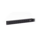 1Ru 10 Way C13 Horizontal Rack Mount Pdu Power Rail