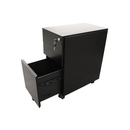 Express 3 Drawer Slimline Mobile Pedestal 610 H X 300 W X 475Mm D Blk