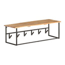 Peg With Live Edge 100X34X38 Cm Solid Acacia Wood