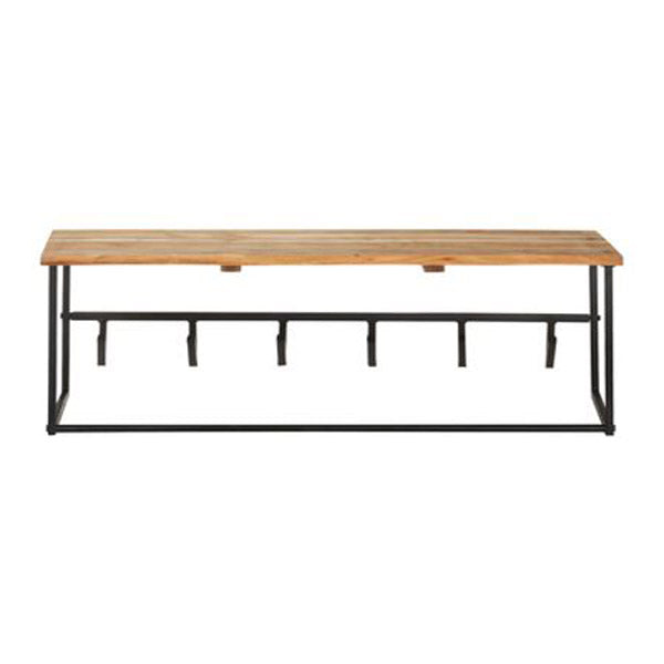 Peg With Live Edge 100X34X38 Cm Solid Acacia Wood