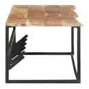 Peg With Live Edge 100X34X38 Cm Solid Acacia Wood