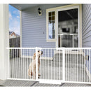 Baby Kids Pet Safety Security Gate Stair Barrier Doors Extension Panels 45Cm Wh