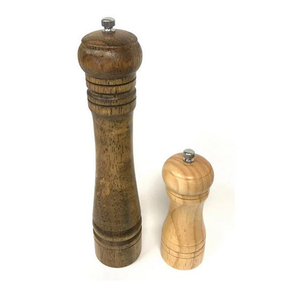 Oak Wood Pepper Or Salt Mill Grinder Ceramic Adjustable Miller Hand