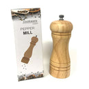 Oak Wood Pepper Or Salt Mill Grinder Ceramic Adjustable Miller Hand
