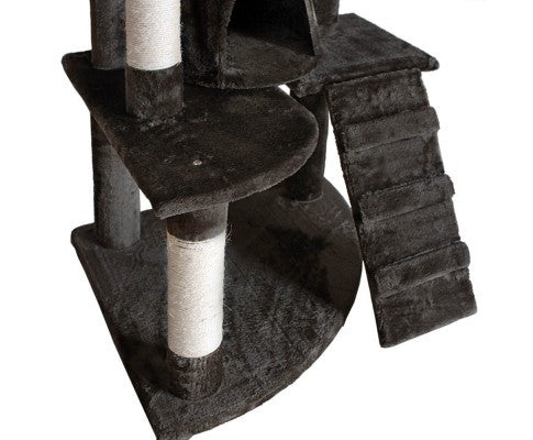 Cat Tree 193Cm Trees Scratching Post Tower Condo House Furniture Wood