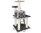 Cat Tree 120Cm Scratching Post Tower Condo House Furniture Wood