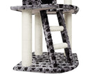 Cat Tree 120Cm Scratching Post Tower Condo House Furniture Wood