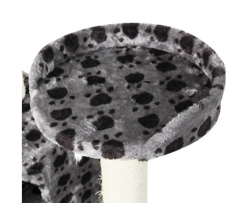 Cat Tree 120Cm Scratching Post Tower Condo House Furniture Wood