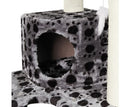 Cat Tree 120Cm Scratching Post Tower Condo House Furniture Wood