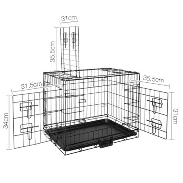 Foldable Pet Cage - 24 Inch