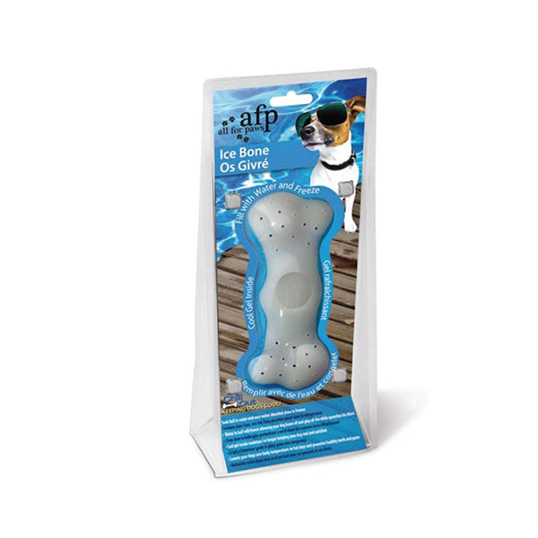 Dog Ice Bone Chill Out Freezable Cooling Gel Teething Gum Toy Chews