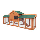 Rabbit Hutch Large Metal Run Wooden Cage Chicken Coop Guinea Pig