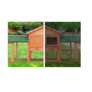 Rabbit Hutch Large Metal Run Wooden Cage Chicken Coop Guinea Pig