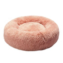 Pet Bed Donut Nest Calming Kennel Pink 100X26 Cm