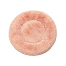 Pet Bed Donut Nest Calming Kennel Pink 80X20 Cm