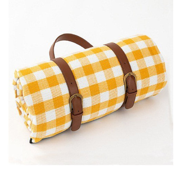 Picnic Mat With Thick Leather Strap 200cm
