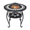 Mosaic Fire Pit Table 68 Cm Ceramic