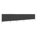 5 Panel Wind Screen Fabric 600X120 Cm