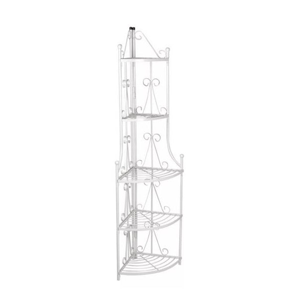 Corner Plant Rack With Rose Patterned Detailing – Simply Wholesale