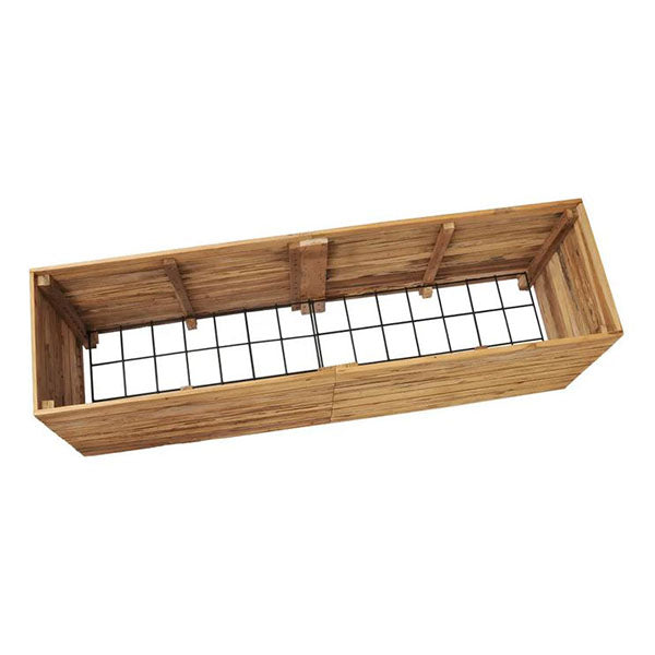 Planter Recycled Teak And Steel