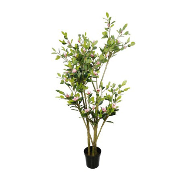 Faux Flowering Pink Magnolia Tree With Pot 250 Cm