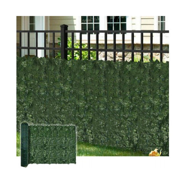 Artificial Ivy Leaf Hedging And Privacy Screen 3M X 1M Roll