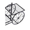 Plant Stand Outdoor Indoor Metal Flower Pots Rack Shelf Corner Planter