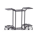 Plant Stand Outdoor Indoor Metal Flower Pots Rack Shelf Corner Planter